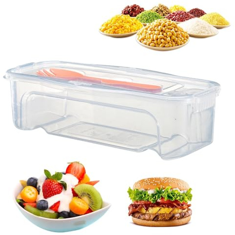 Microwave Pasta Cooker - Transparent Noodle Cooking Box | Fridge Organizer Bins | Heat Resistant Microwave Pasta Maker | Clear Ramen Bowl | Spaghetti Noodle Cookware For Kitchen
