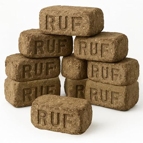 Long Burning Briquettes – Natural Softwood Eco Heat Logs, Up to 8 Hour Burn, Low Moisture, For Wood Burning Stoves & Log Burners