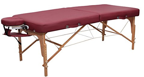 ZEN Massagebänk BigOne - Den hopfällbara och mobila massagebänken och kosmetikbänken för professionellt eller hemmabruk - PVC-fri/PU-läder/Högsta kvalitet / 10 års garanti (Saffran gul)