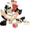 Vilac Wooden Cat Balancing Game, Stacking Games for Kids, Teaching Aid, Multicolored, Includes 12 Pieces, Suitable for 4 Years+, Natural Wood, Stabilizing Cats