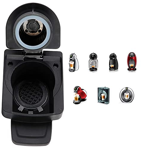 Adaptador de cápsulas Máquina de café Convertidor de cápsulas Diseño plegable integrado Cápsulas reutilizables Accesorio para para