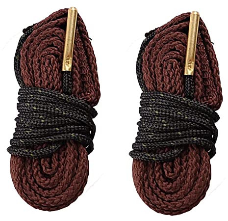 2 STÜCKE New Bore Cleaner .17 Cal .177 Cal .1 7HMR .1 7WMR & 4,5 mm Reinigungsseil für Gewehrläufe Geeignet für Gewehrschrotflinten Messingbürsten Reinigungsschnur