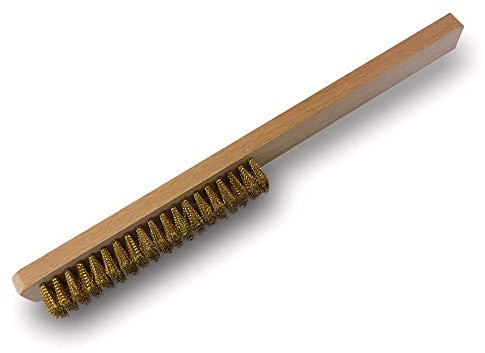 Lot de 10 brosses fines de bijoutier | Garnissage laiton | Nettoyage et brossage des bijoux, argenterie et objets d'art fragiles | Kibros 8BJLx10