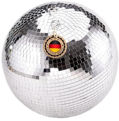ETEC Professional Spiegelkugel 30cm - Disco Kugel Party Licht DJ Equipment für Lichteffekte und Partybeleuchtung