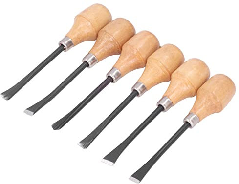 Strumenti per Intagliare il Legno, Sgorbie e Scalpelli per Lavorazione del Legno - Kit di Coltelli da Intaglio per Principianti, Hobbisti e Artisti, Ideale per Scultura su Legno