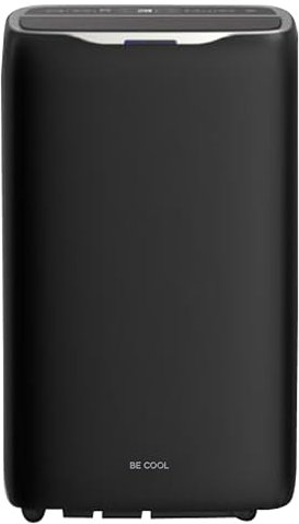 BE COOL 4in1 Klimagerät 14.000 BTU BC14KL2402FW – Kühlen: 14.000 BTU, Heizfunktion, bis max. 125 m³, WiFi-Steuerung, Fernbedienung, schwarz