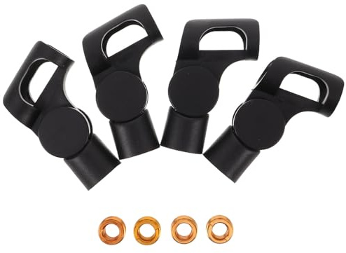 Milisten 4 Pièces Clips Microphone avec Adaptateurs Support et Fixation Solide pour Studio Interview et Performance Live