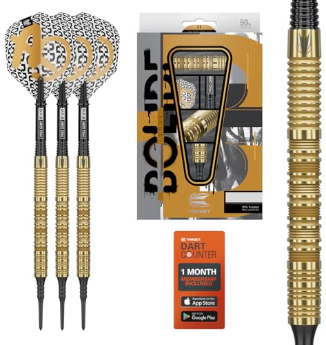 Target Darts Bolide Envy 90% Tungstène Pointe Souple Dart Set (Barrel 10), 18G/21G | N° 6 Vols et Pro Grip Evo Arbres, Électroniques Pixel Conseils Inclus | Professionnels Fléchettes Sets