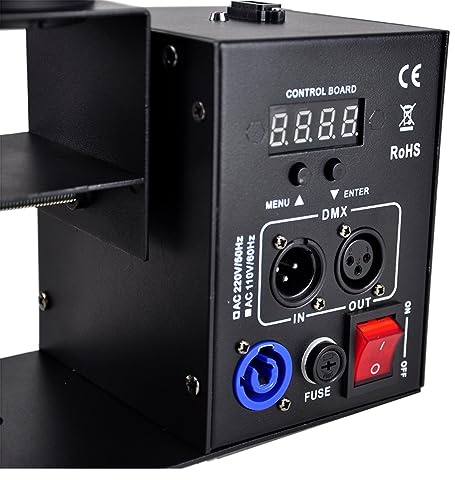 Máquinas de Confeti, Streamer de tiro de papel de un tubo, máquina de confeti lanzador de 40W, máquina de boda con Control DMX512, cañón de confeti