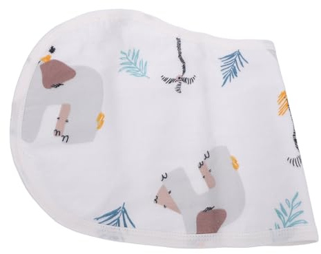 Sxhlseller Paño para Eructos de bebé Ultra Absorbente de 4 Capas |Toalla Antideslizante Impermeable para Alimentación, Baba y Gases, Almohadilla de Lactancia de Gasa de Algodón Suave para Recién