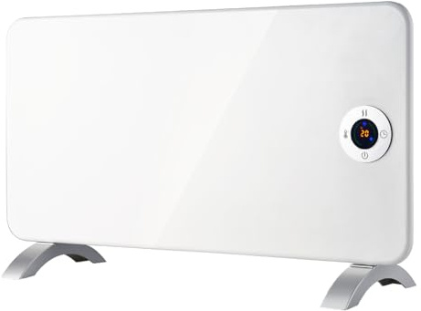SVAN Radiador plano 1 Elemento Svan 2000 W 2 Niveles Blanco Táctil Display LED Mando a distancia Temp