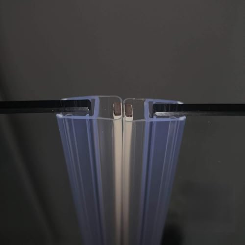 Dusbad Magnetprofil/Dichtung, Länge 2010mm - Set für Pendeltür 2 teilig Duschabtrennung/Duschkabine