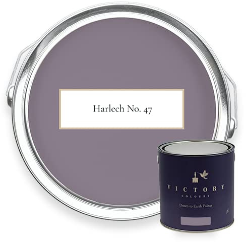 Victory Colours Harlech | Dark Lilac Paint - 2.5 Litres - Matt Emulsion