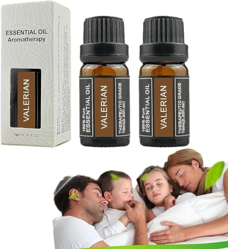 Olio essenziale di valeriana | olio essenziale di radice di valeriana per dormire | olio essenziale di radice di valeriana puro - aiuto per il sonno,10ml (2pcs)