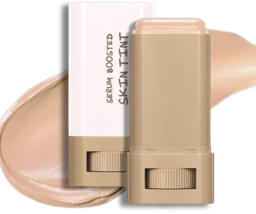 Concealer Foundation Stick,Contour Stick Solid Tinted Moisturizing Serum,Foundation Full Coverage Instantly Balance Complexion,Colour Corrector Dark Circles,Skin Tint Foundation Longlasting Waterproof
