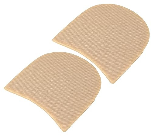 Sostituzione di Riparazione Scarpe, Sostituzione Anti-petto Scorri Suola ispessita Tacchi Tacco Naturale e metà per Scarpe in Pelle Accessori Marrone Chiaro (YELLOW)