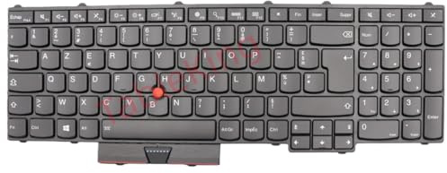 Table-King Clavier de Rechange rétroéclairé pour Lenovo Thinkpad P50 P70 (French)