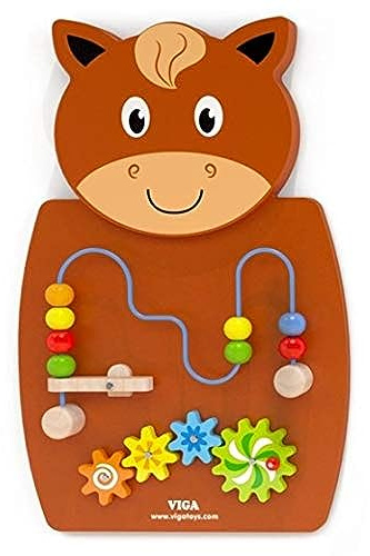 VIGA Holzspielzeug Wire Beads and Gear für Pferde