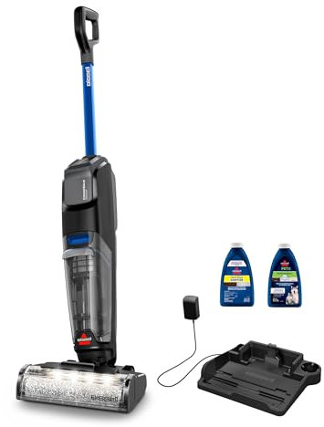 Bissell CrossWave OmniFind Cordless Wet Dry Vacuum Mop with FurFinder Headlights, All-in-One Floor Cleaner with Powerful Suction for Hard Floors and Rugs, 3967F