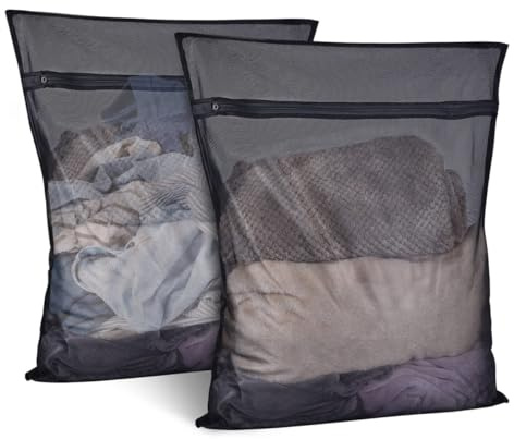 Wambere 3 Stück Wäschenetz für Waschmaschine,Wäschesack wäschebeutel mit Reißverschluss,Wäschesack Laundry Bag Wäschebeutel für BH SchuheSocken Unterwäsche Babykleidung Hemd Pullover,20x30cm