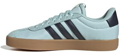 adidas Damen VL Court 3.0 Shoes, Semi Flash Aqua/Aurora Ink/Lucid Lemon, 38 2/3 EU