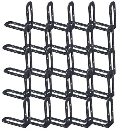 25 pezzi Sistema di livellamento piastrelle distanziatori riutilizzabili a forma di T livellamento angolo strumento codice piastrelle fisso individuare per parete angolare