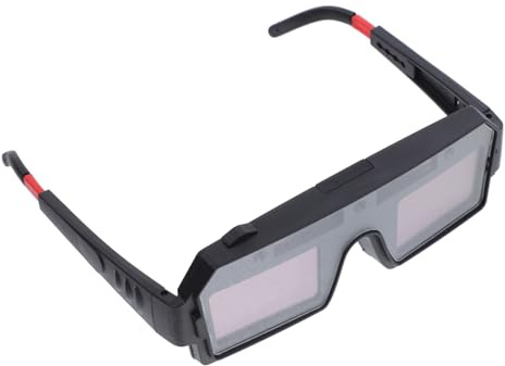 Alipis Occhiali da Saldatura Automatici Scuri con Batteria Sostituibile Occhiali Professionali per Saldatura Comfort e Sicurezza Lutilizzo Tecniche Mig e Arc