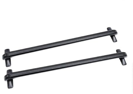 DUDUYANG Portaequipajes Techo para Coche 2 Unidades 100 Cm Aluminio con Cerradura Barras Transversales Color Negro Coches 4 O 5 Puertas Barras Transversales
