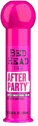 TIGI Bed Head After Party Super Smoothing Cream – Anti Frizz Hair Styling Product, Humidity Protection for Frizzy, Dull, or Coarse Hair, 3.38 fl oz