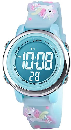Vicloon Digital Uhren für Kinder, Wasserdicht Kinderuhr Digital, Kinder Silikon Armbanduhr Sports Outdoor Digitaluhr Kinder mit Wecker Datum Stoppuhr Led Lichter Kinder Uhr für Jungen und Mädchen