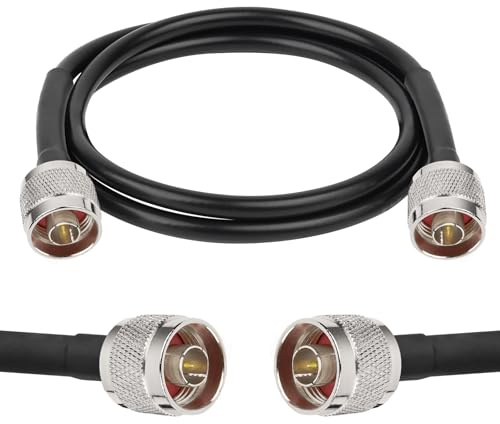 XRDS -RF N 3FT Type N Coax Extension Cable N Male to N Male Connector Pure Copper Low Loss Coaxial Cable