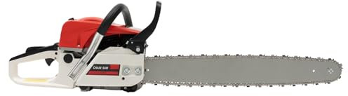 Motosierra de gasolina, 2000 W, motosierra con motor de gasolina de 2 tiempos, 62 cc, longitud de la espada de 56 cm, arranque automático para cosecha de madera, corte de madera, poda de ramas de