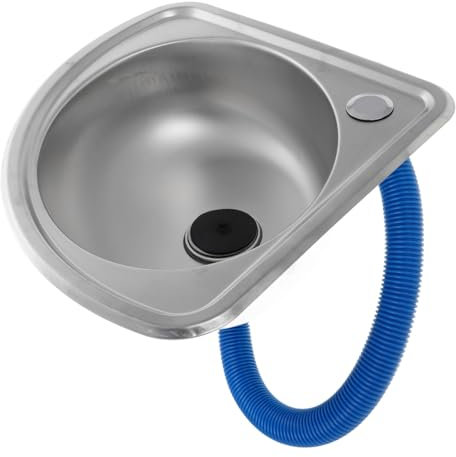 Vaguelly Küchenspüle Aus Edelstahl Klein Und Wendig Für Wohnmobile Und Camper Mit Einzigartigem Dreieckdesign Leicht Zu Reinigen Und Langlebig Für Küche Und Bad