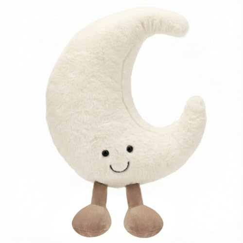 Sayudar Moon Pillow | Cuddle Cushion Pillow Soft Moon Cushion, Decorative Throw Pillows for Office, Bed, Car Seat, Home Decor(30 cm)