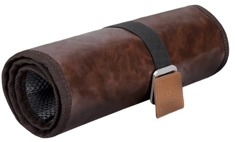 Travel Essentials Shaving Dopp, Neceser para Hombres Impermeable PU Cosméticos para Hombres Bolsa de Viaje Compacto Higiene Organizador Rollo para Uso Diario Viajes Cortos Esenciales