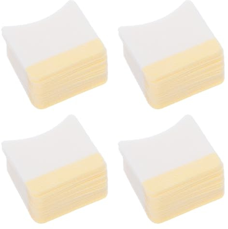 MAGICLULU Dischetti Struccanti Sagomati per Ciglia 160 Pezzi, Cuscinetti Detergenti per Cosmetici, Accessori Make Up Compatti per Uso Professionale e Personale