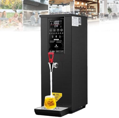 Caldera de agua caliente de control digital con grifo antigoteo para catering y eventos