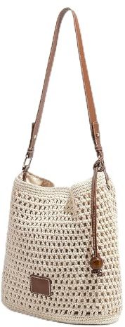 LYSHOOCE Sac À Bandoulière Crochet, Sac Bandouliere Femme Crochet