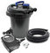 SunSun Komplettset: CPF-180 Teichdruckfilter bis 6000 L mit 11 Watt UV-C Teichklärer, NEO-2800 SuperECO Teichpumpe 3000l/h 10W, 5m Teichschlauch 38 mm (1 1/2), Schlauchschellen W1 44-47mm