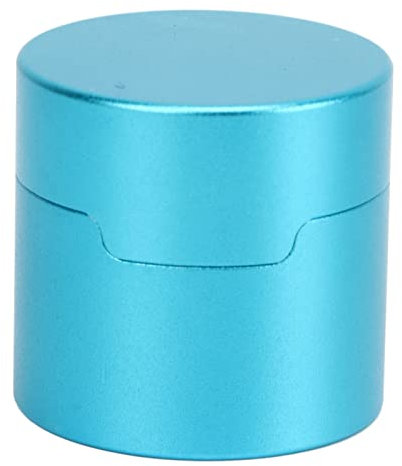 Asixxsix Billard-Kreide-Etui, Aluminiumlegierung, Tragbarer Mini-Queue-Spitzen-Kreidehalter, Billard-Pool-Kreide, Tragetasche für Pool-Queue, Billard-Zubehör, Sportzubehör (Blau)