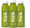FRANK JUICE LEAN MACHINE, kaltgepresster veganer Saft mit Kokoswasser, Spinat, Grünkohl, Zucchini und Zitrone inkl. EINWEG-PFAND 3,00€, 12 x 330ml