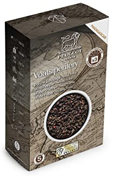 PEUGEOT - Sélection Epices Premium - Voatsiperifery Poivre Sauvage - Boisé Et Fruité - Intensité 5 - Origine Madagascar - Innovation Sachets Fraîcheur Triple Protection - 3x20g