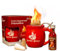 Feuerzangentasse 1er-Set, mit Rum, Rot/Hanse Feuer - für Feuerzangenbowle