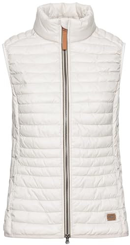 camel active Damen Steppweste aus recyceltem Polyamid Wollweiß, womenswear-42