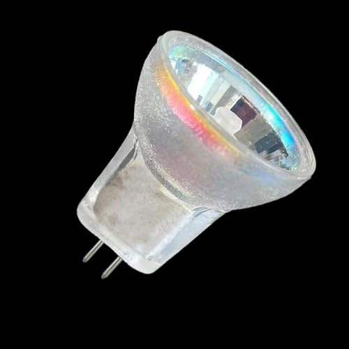 UGEFKMQ Halogen strålkastare, MR8, 12 V, 10 W, liten halogenlampa, 12 V, 20 W, MR8, dekorativ projektor, GU4, lågspänning, dimbar, 5 W