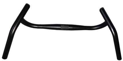 Milageto Guidon de Vélo en Alliage d'Aluminium, Guidon Vélo Universel en Forme de Cintre, Barre d'angle Externe Légère de Remplacement, Barre de Descente pour VTT et Vélo de Ville