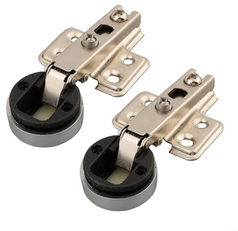Sturdy 26mm Cup Hinge for Glass Cabinets Securely Fastened and Perfectly Aligned (Straight Hinge)