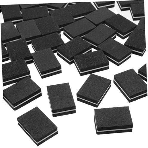 Mipcase 50 pièces Bloc à Ongles Recto Tampon Ponceur Compact pour Manucure Pédicure Bloc Tampon Ponceuse Portable pour Polissage et Ponçage des Ongles