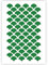 QBIX Schuppen Schablone - Fischschuppen Schablone - Muster Schablone - A5 Größe - wiederverwendbare Kinder freundlich DIY Schablone für Malerei, Backen, Handwerk, Wand, Möbel
