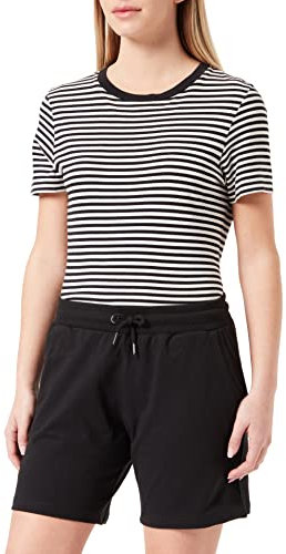 Lonsdale Women's BATTLESDEN Shorts, Black/White, M